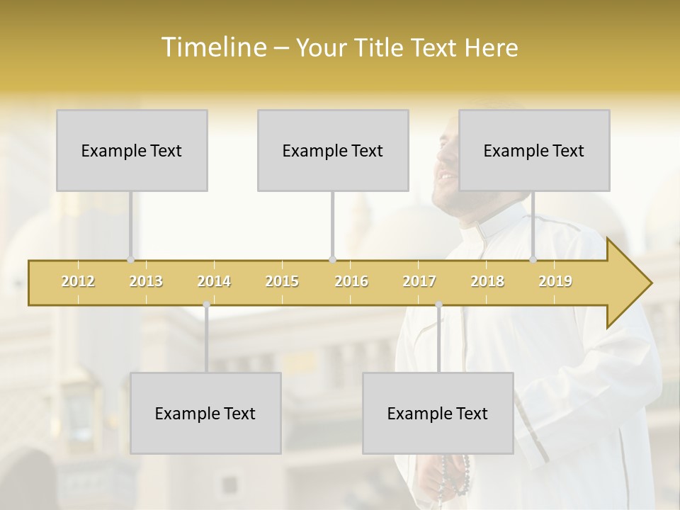 Man Sitting Holiest PowerPoint Template