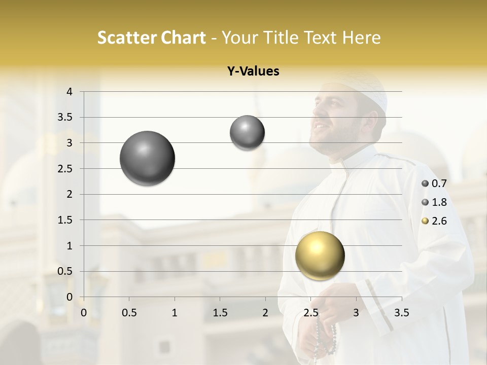 Man Sitting Holiest PowerPoint Template