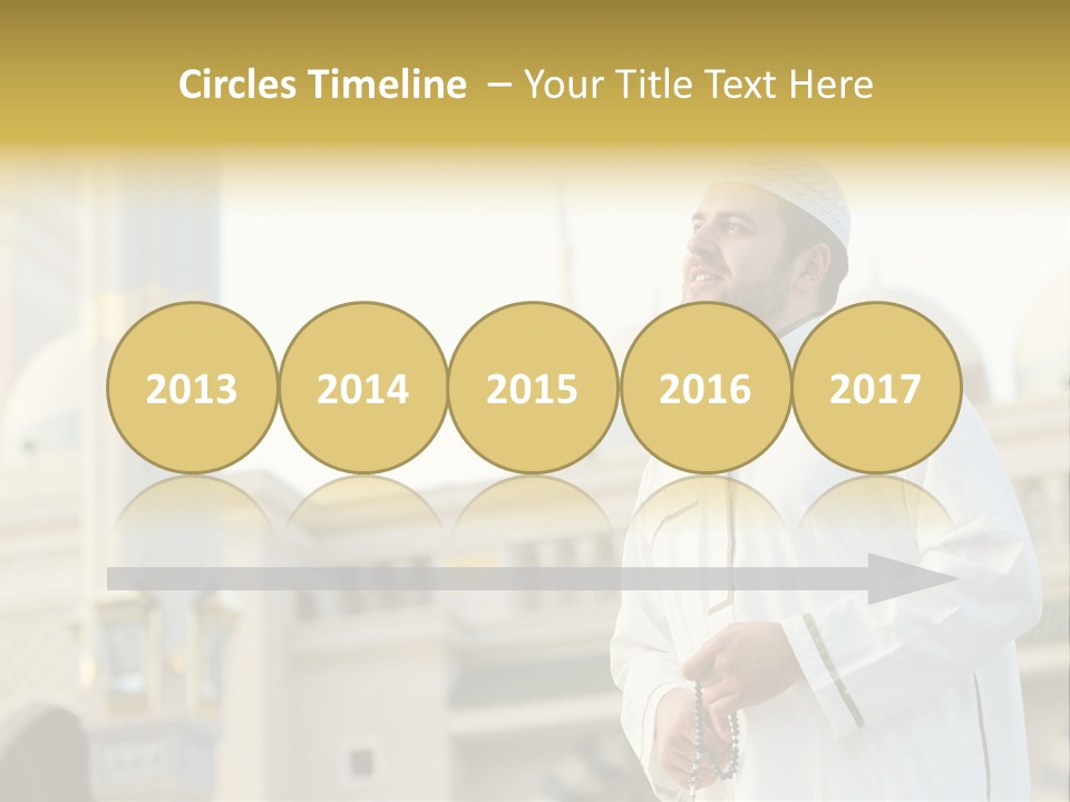 Man Sitting Holiest PowerPoint Template