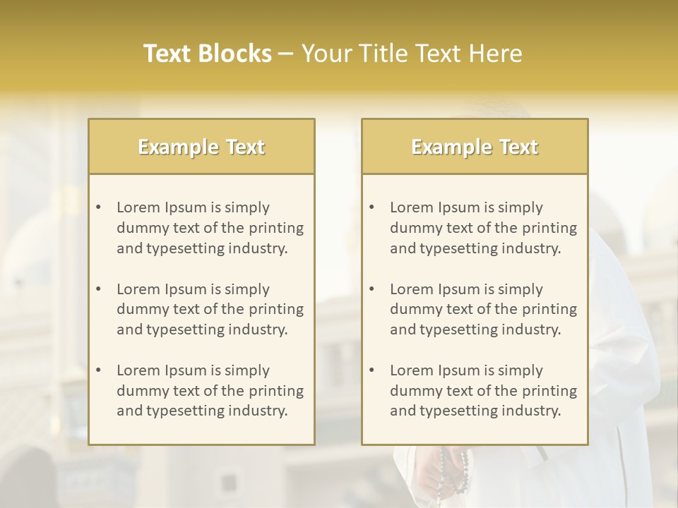 Man Sitting Holiest PowerPoint Template