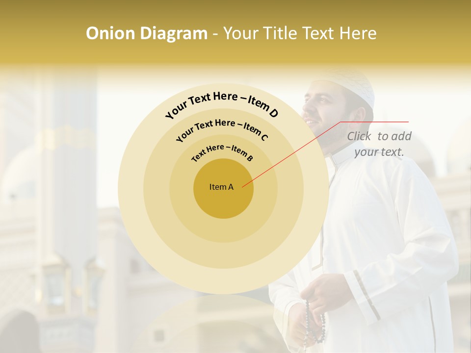 Man Sitting Holiest PowerPoint Template