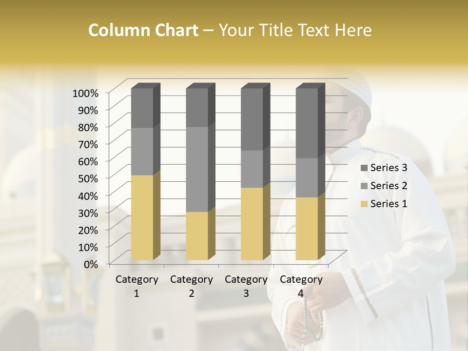 Man Sitting Holiest PowerPoint Template