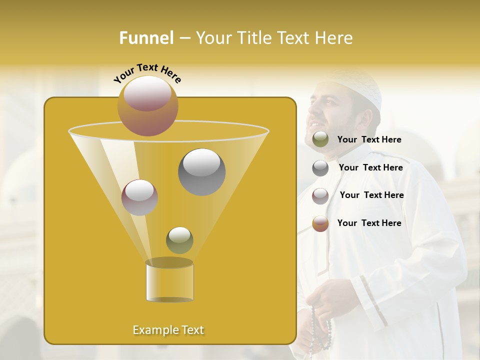 Man Sitting Holiest PowerPoint Template