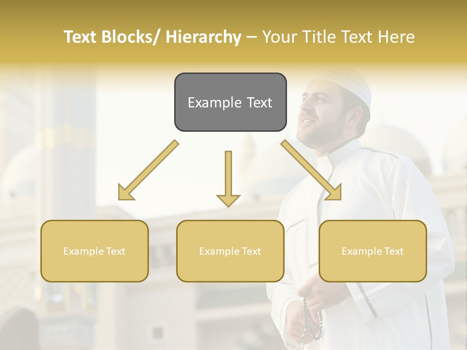 Man Sitting Holiest PowerPoint Template