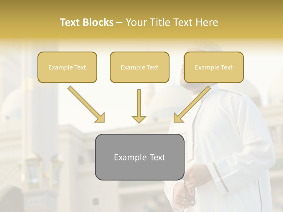 Man Sitting Holiest PowerPoint Template