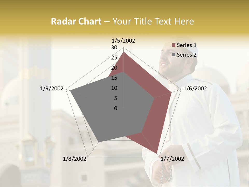 Man Sitting Holiest PowerPoint Template