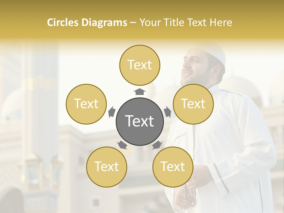 Man Sitting Holiest PowerPoint Template