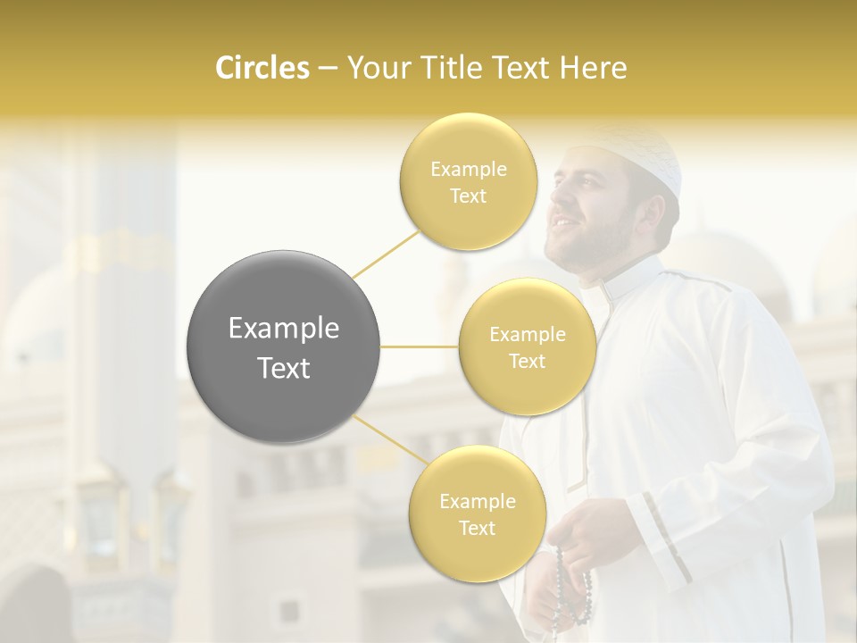Man Sitting Holiest PowerPoint Template
