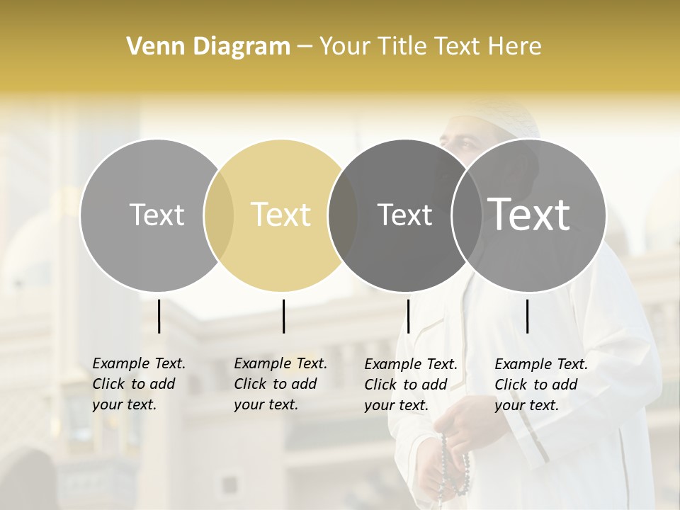 Man Sitting Holiest PowerPoint Template