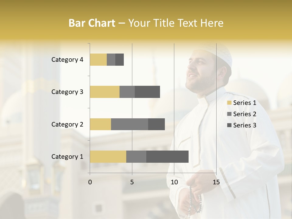 Man Sitting Holiest PowerPoint Template