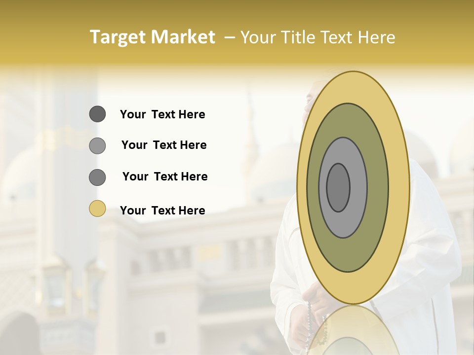 Man Sitting Holiest PowerPoint Template