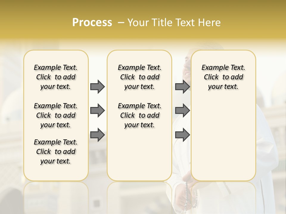 Man Sitting Holiest PowerPoint Template
