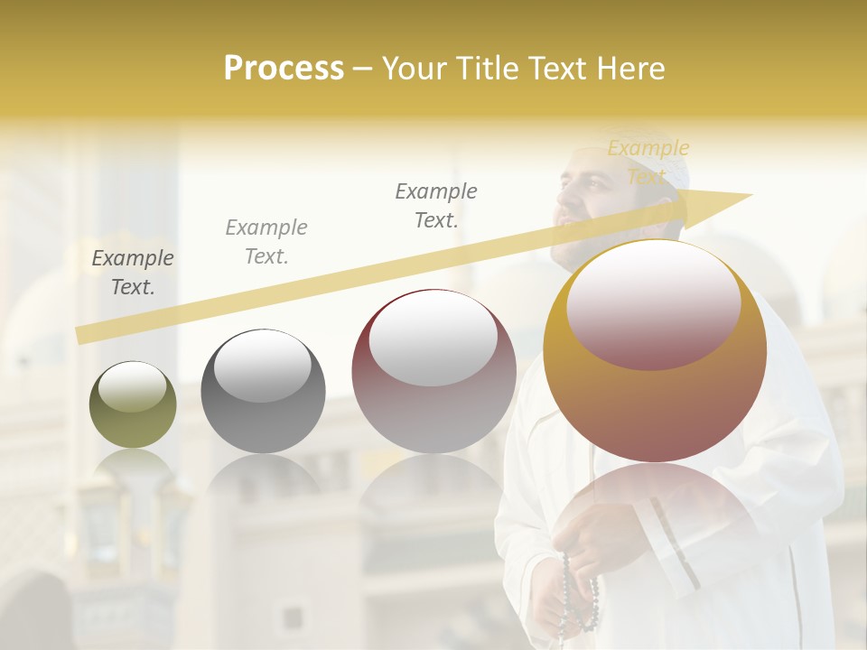 Man Sitting Holiest PowerPoint Template