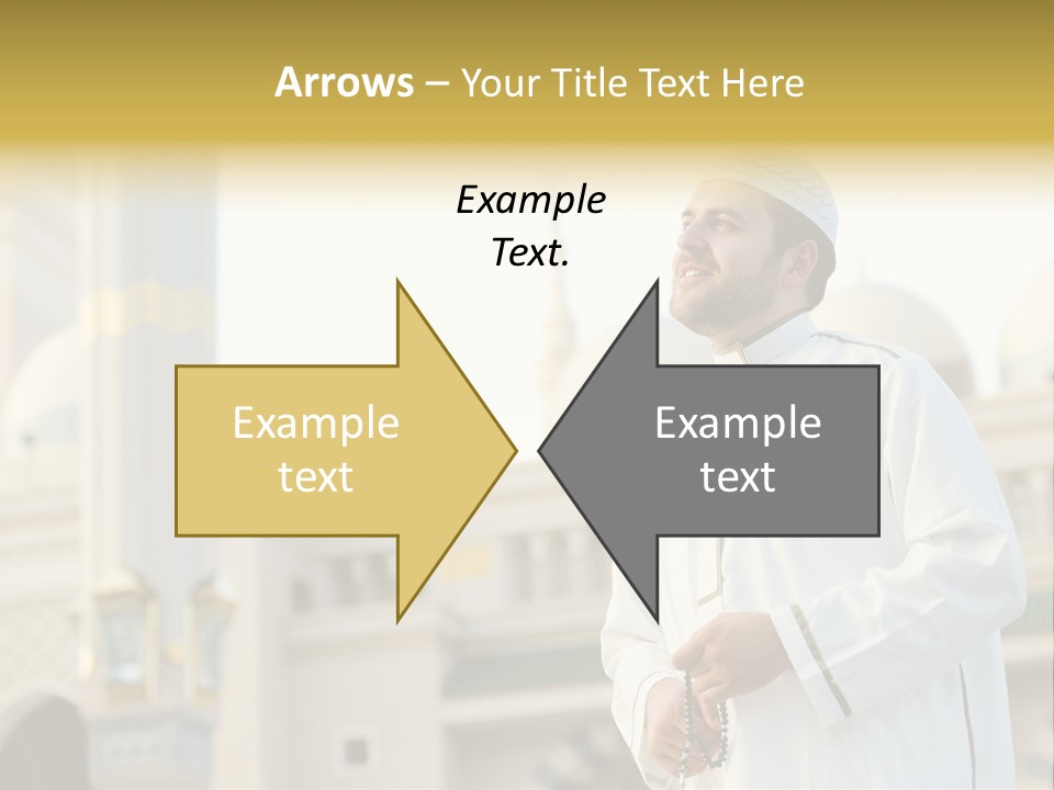 Man Sitting Holiest PowerPoint Template