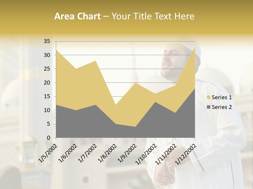 Man Sitting Holiest PowerPoint Template