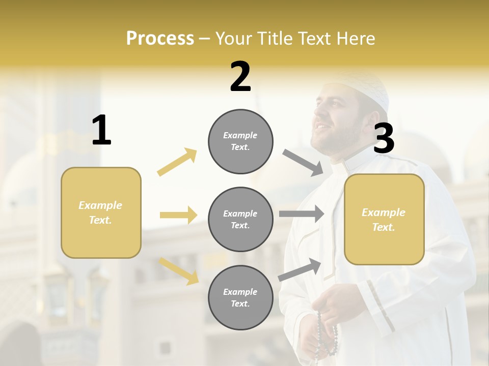 Man Sitting Holiest PowerPoint Template