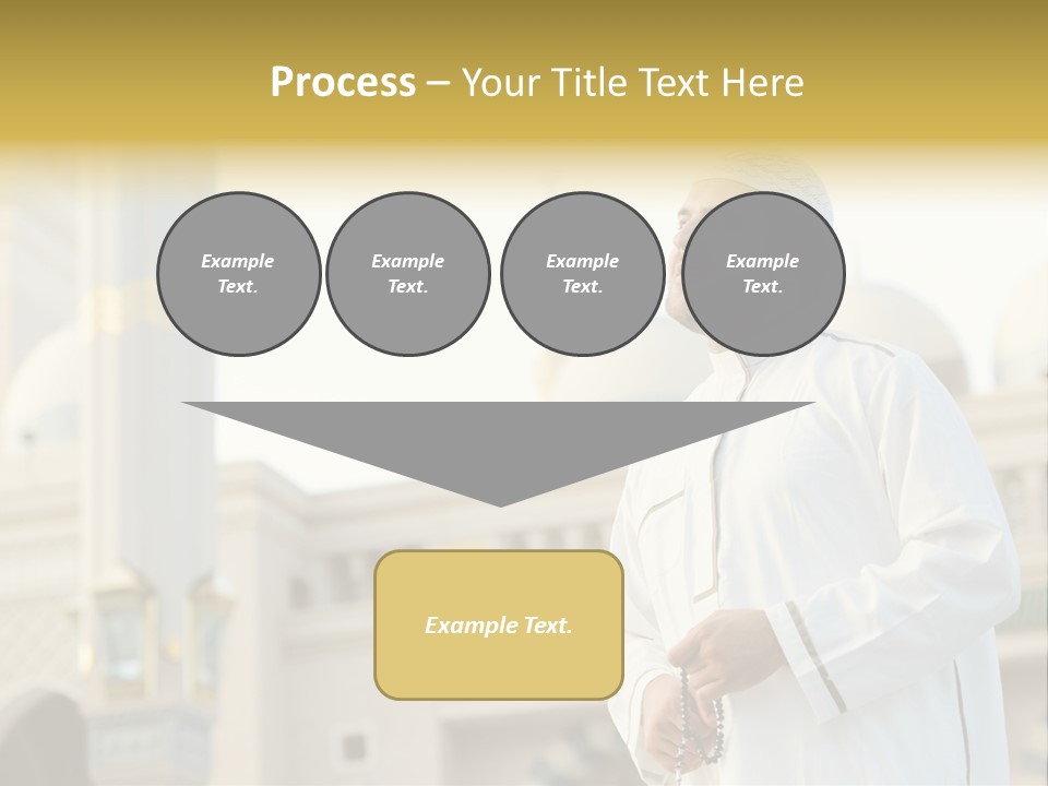 Man Sitting Holiest PowerPoint Template