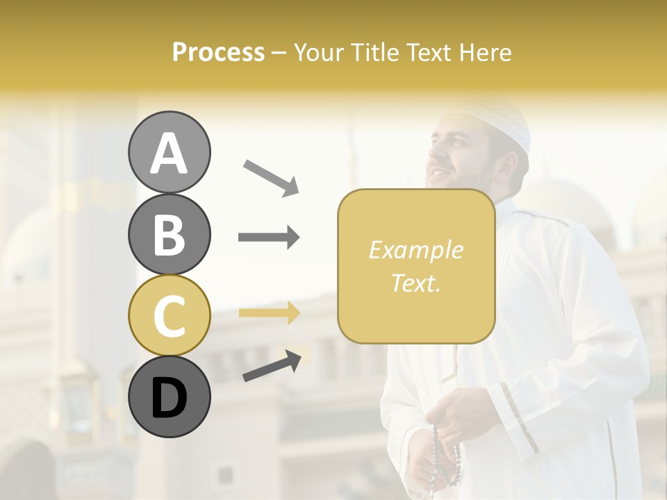Man Sitting Holiest PowerPoint Template