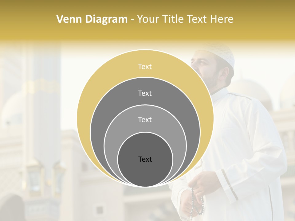 Man Sitting Holiest PowerPoint Template