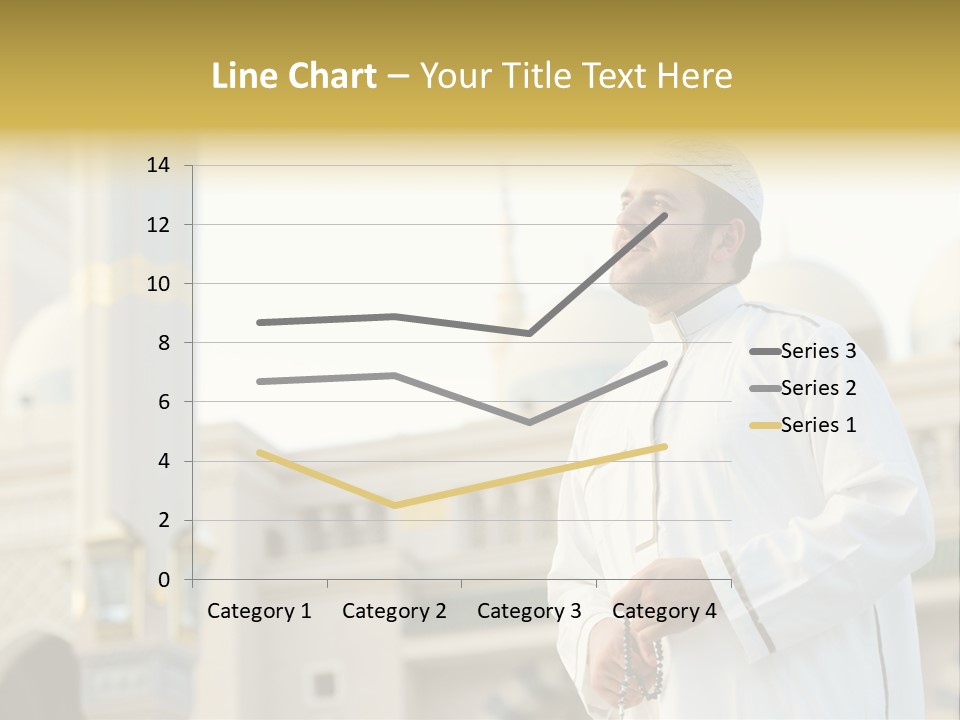 Man Sitting Holiest PowerPoint Template