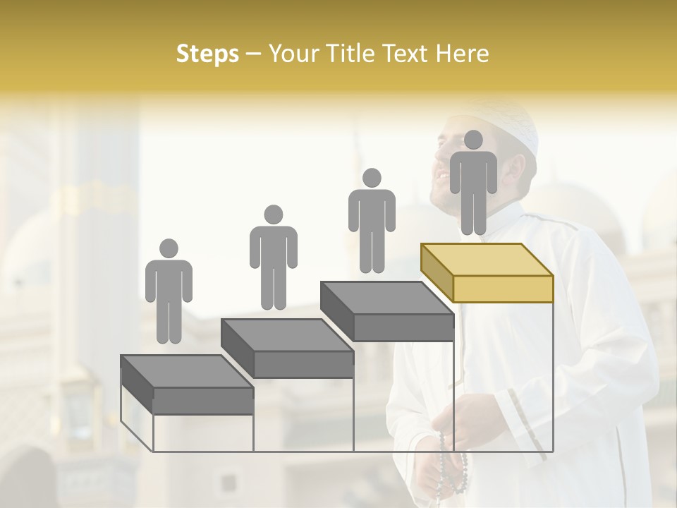 Man Sitting Holiest PowerPoint Template