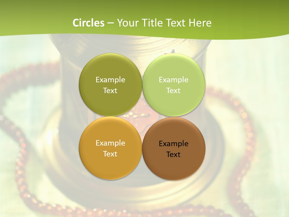 Lighting Equipment Religion Celebration PowerPoint Template