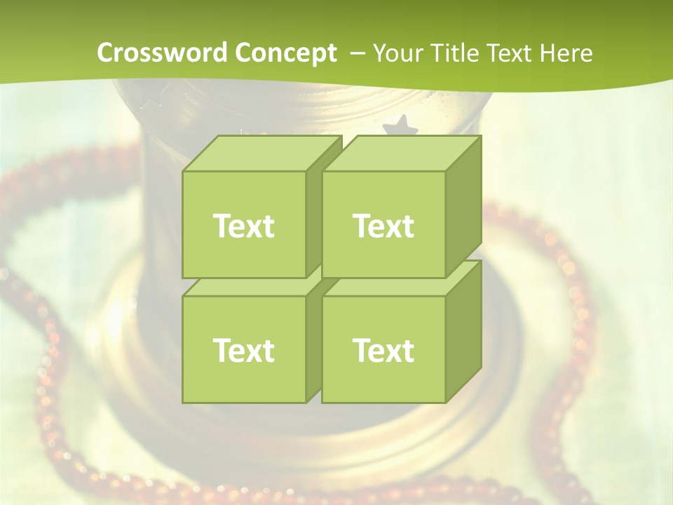 Lighting Equipment Religion Celebration PowerPoint Template