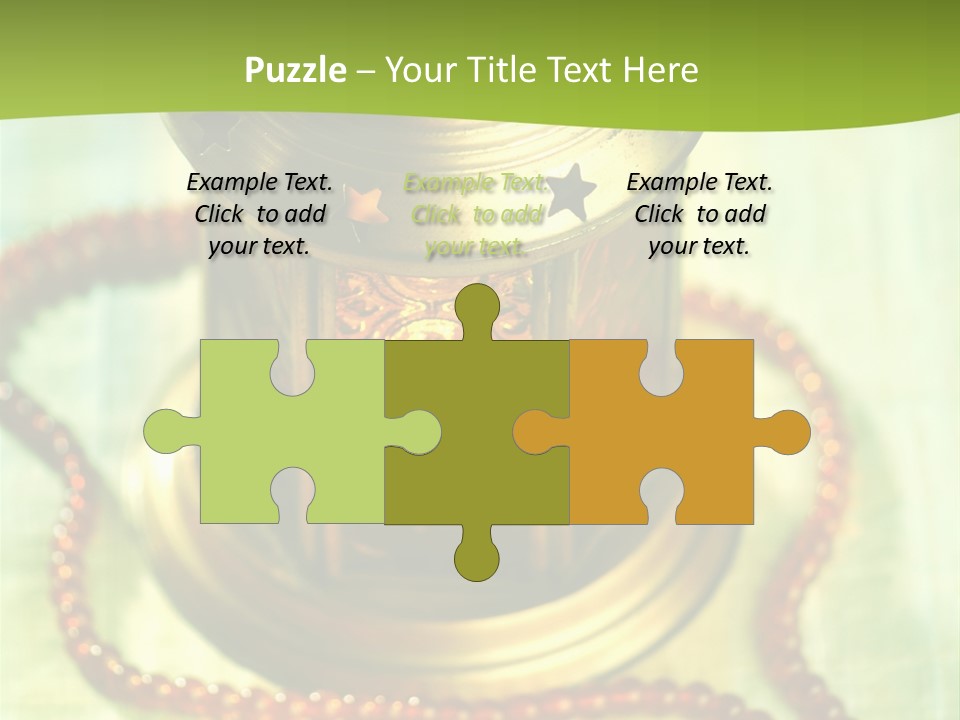 Lighting Equipment Religion Celebration PowerPoint Template