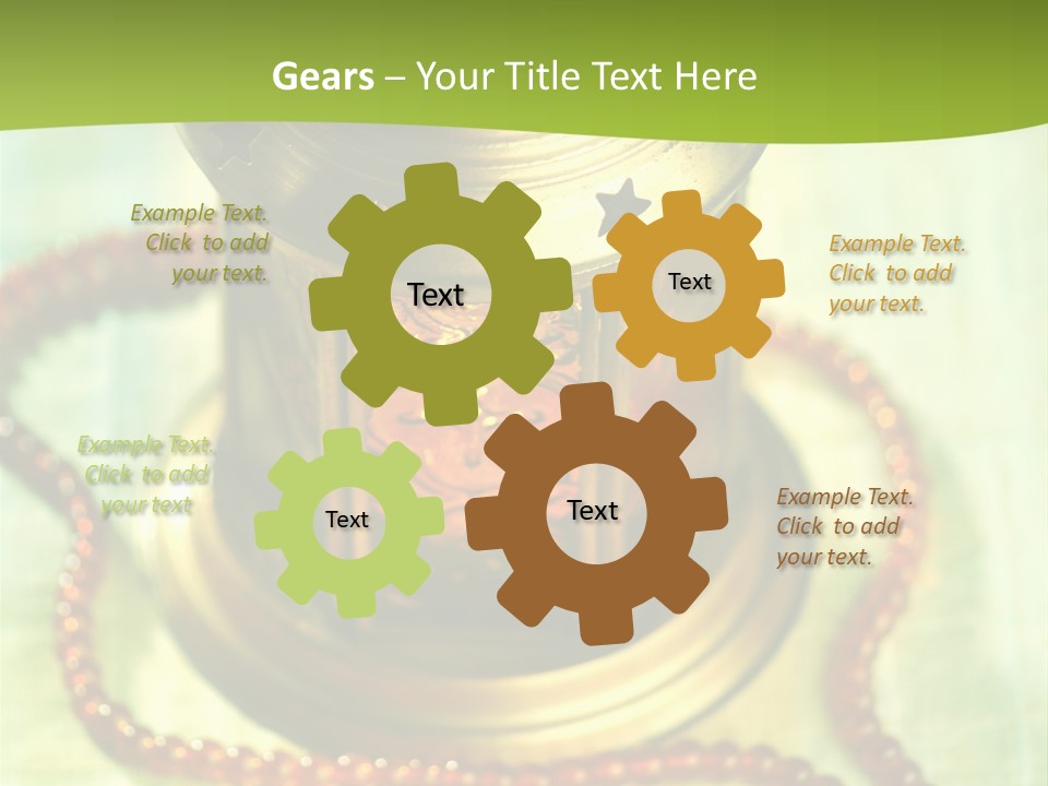 Lighting Equipment Religion Celebration PowerPoint Template