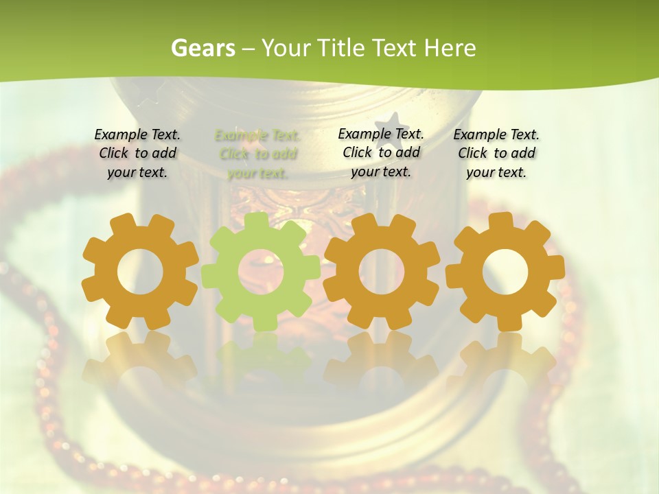 Lighting Equipment Religion Celebration PowerPoint Template