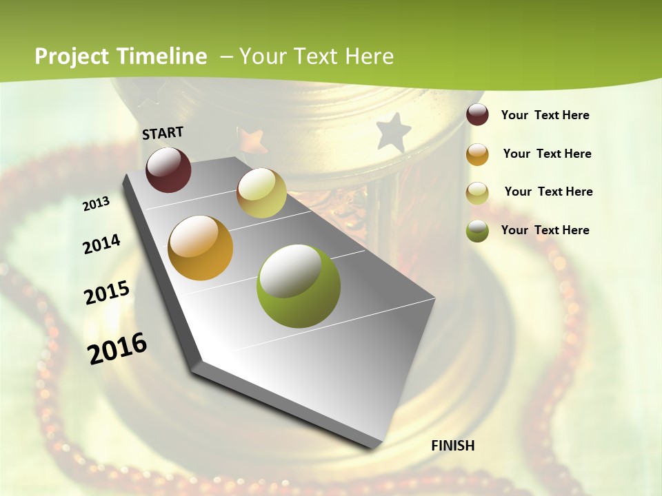 Lighting Equipment Religion Celebration PowerPoint Template