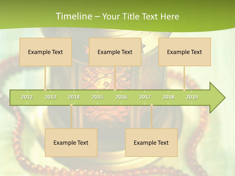 Lighting Equipment Religion Celebration PowerPoint Template