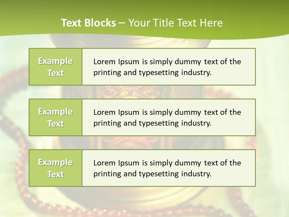 Lighting Equipment Religion Celebration PowerPoint Template