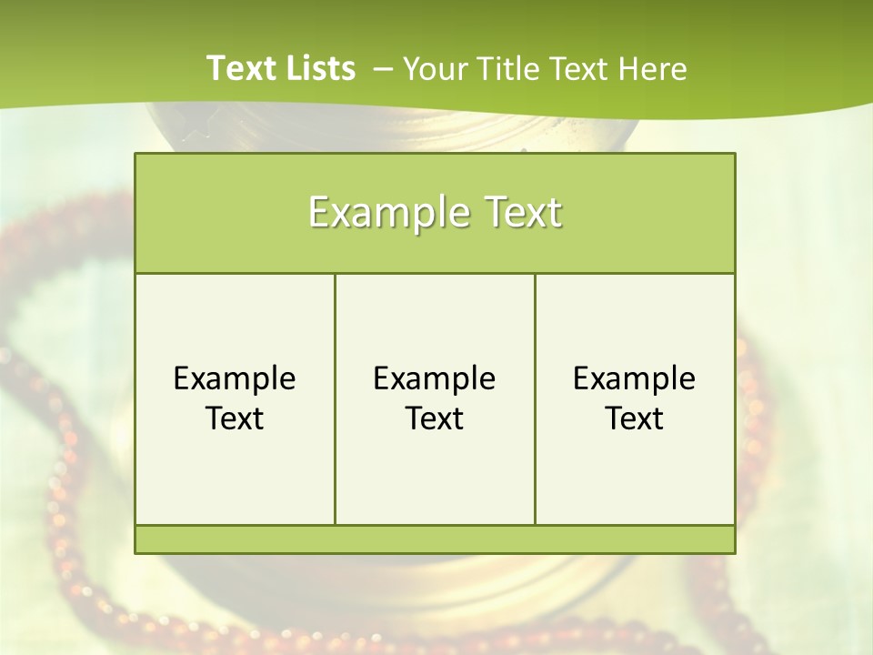 Lighting Equipment Religion Celebration PowerPoint Template