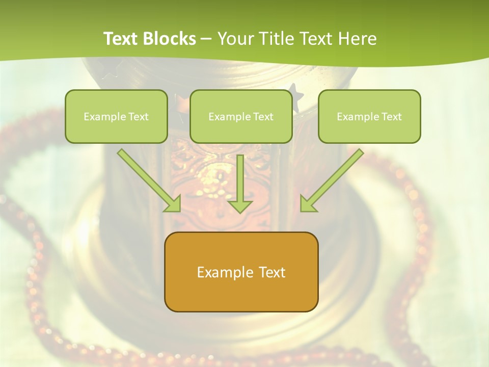 Lighting Equipment Religion Celebration PowerPoint Template