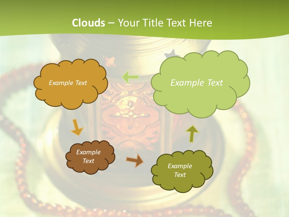 Lighting Equipment Religion Celebration PowerPoint Template