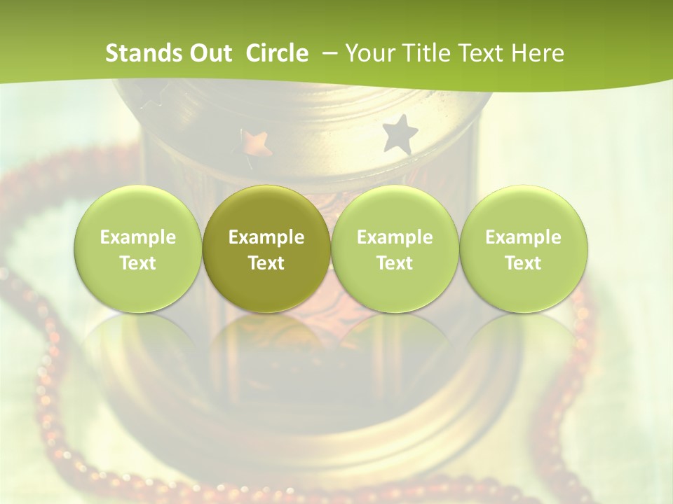 Lighting Equipment Religion Celebration PowerPoint Template