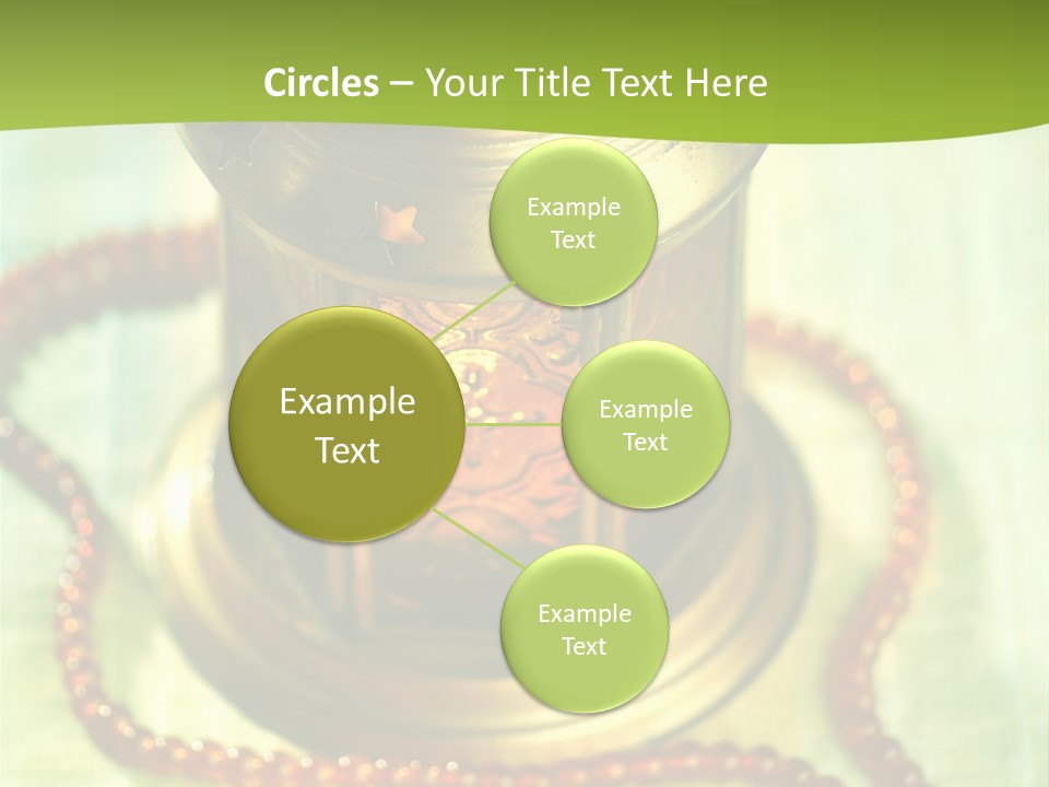 Lighting Equipment Religion Celebration PowerPoint Template