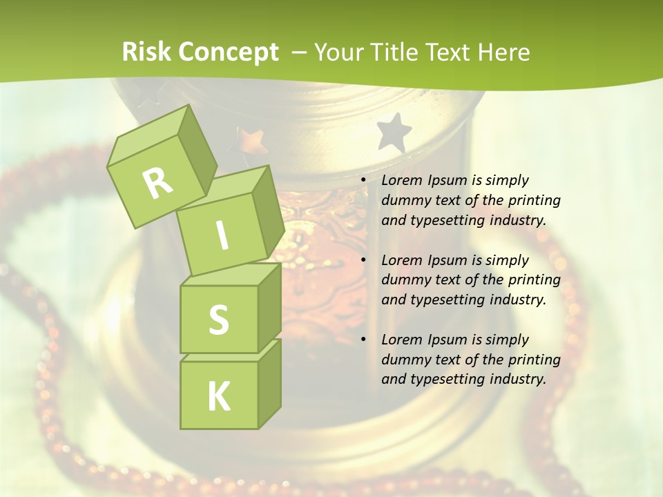 Lighting Equipment Religion Celebration PowerPoint Template