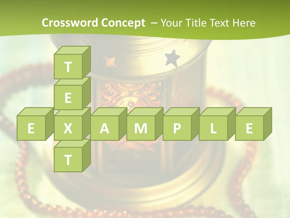 Lighting Equipment Religion Celebration PowerPoint Template