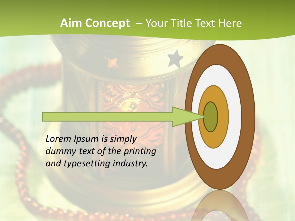 Lighting Equipment Religion Celebration PowerPoint Template