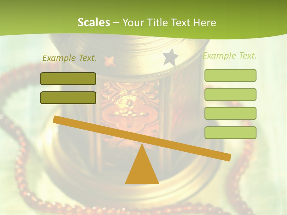 Lighting Equipment Religion Celebration PowerPoint Template