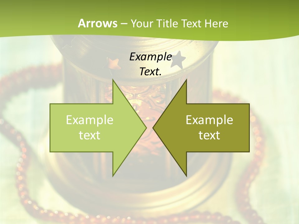 Lighting Equipment Religion Celebration PowerPoint Template