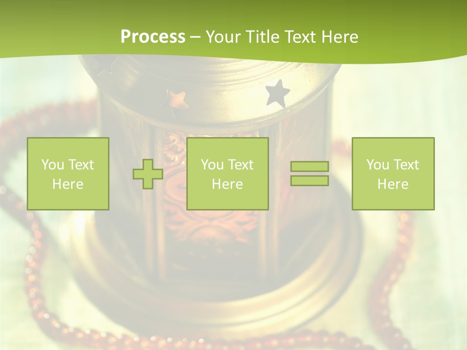 Lighting Equipment Religion Celebration PowerPoint Template