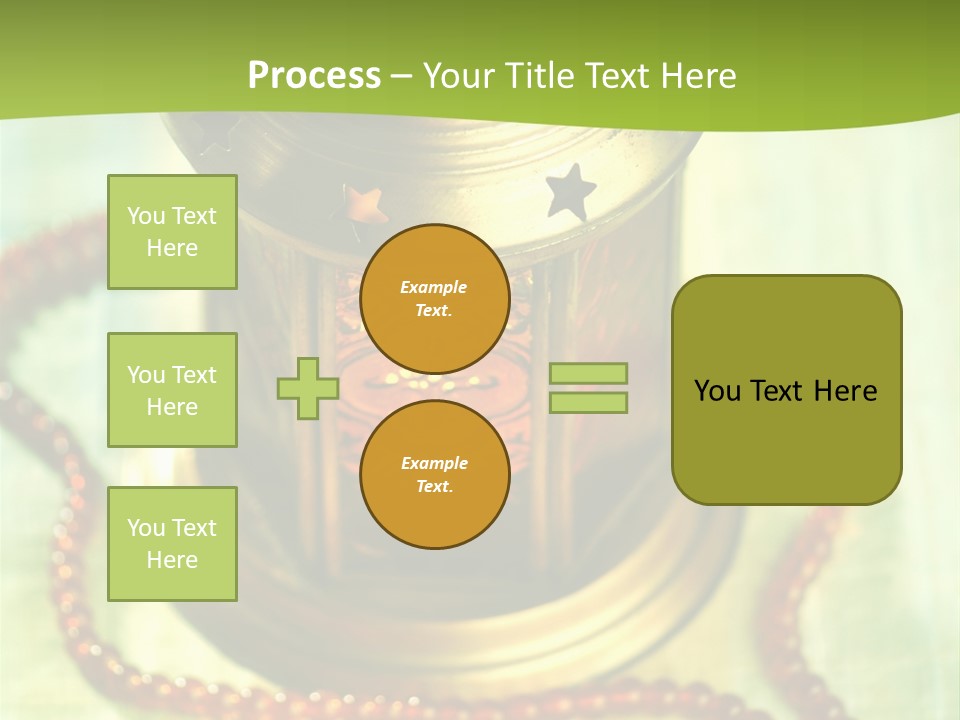 Lighting Equipment Religion Celebration PowerPoint Template