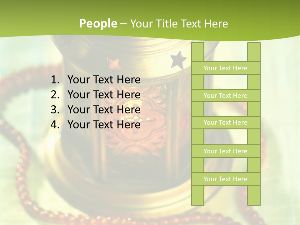 Lighting Equipment Religion Celebration PowerPoint Template