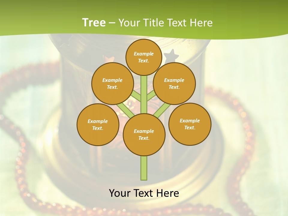 Lighting Equipment Religion Celebration PowerPoint Template