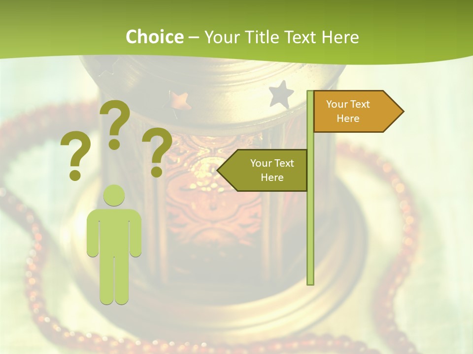 Lighting Equipment Religion Celebration PowerPoint Template