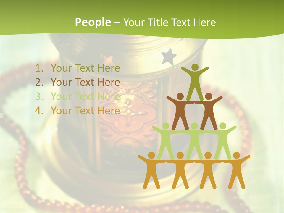 Lighting Equipment Religion Celebration PowerPoint Template