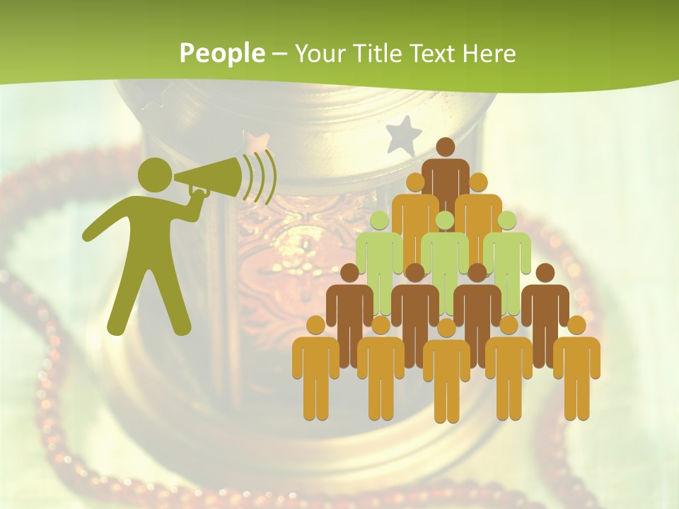 Lighting Equipment Religion Celebration PowerPoint Template